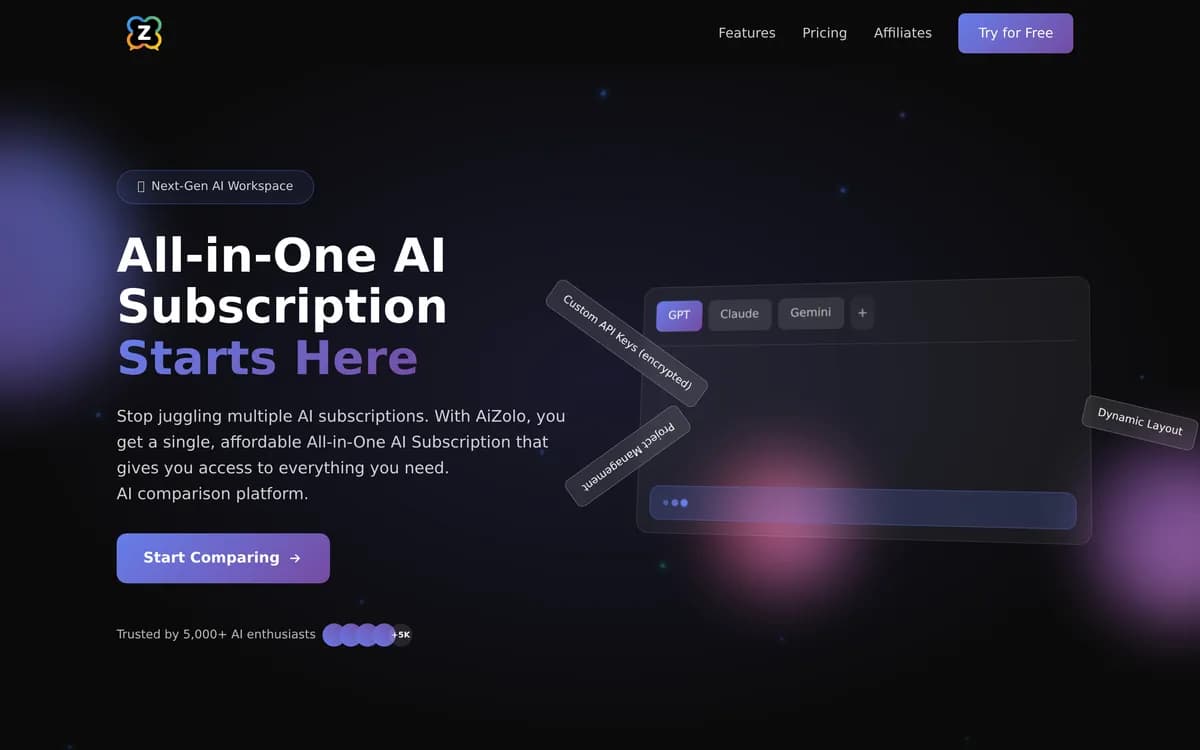 AiZolo screenshot 1
