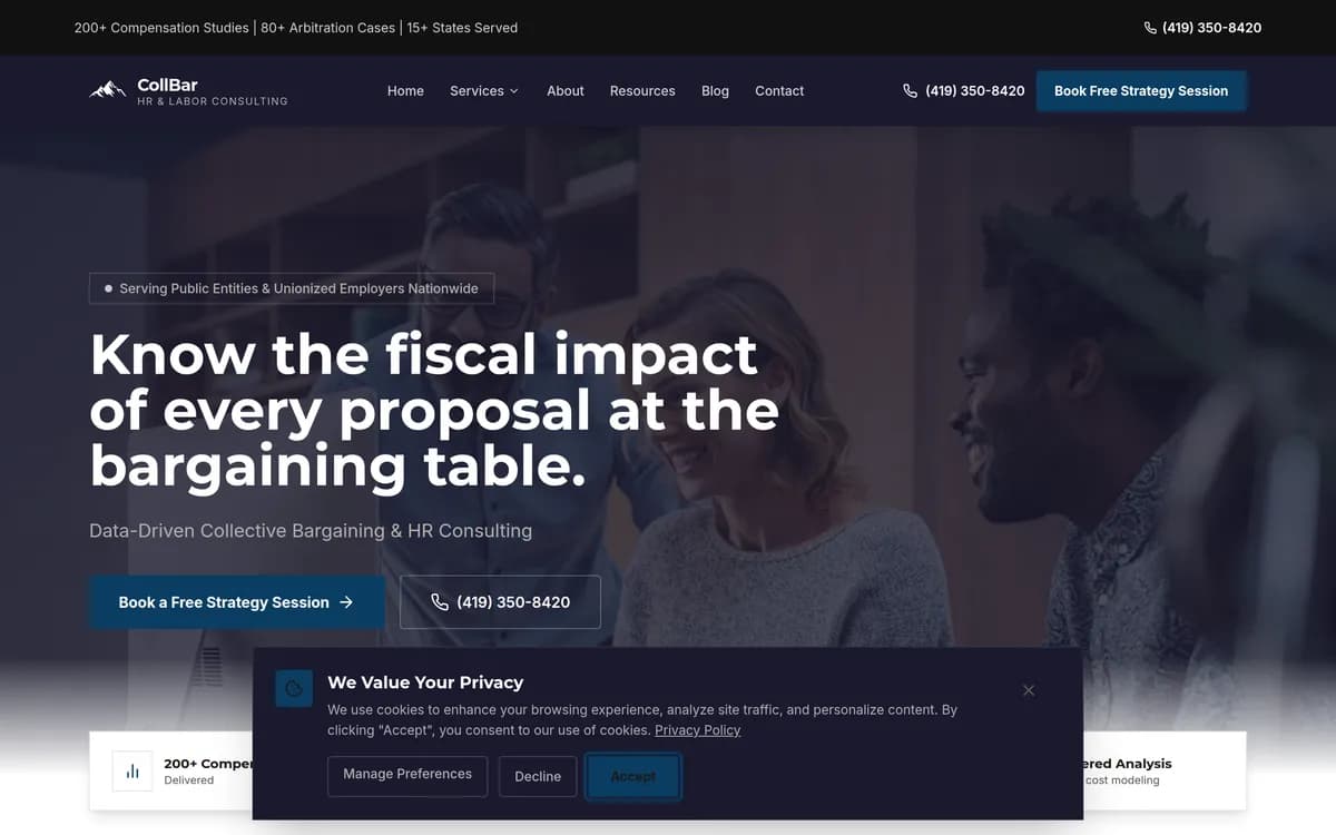 CollBar screenshot 1
