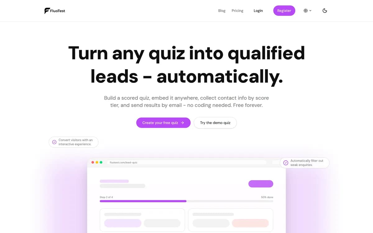 FluoTest screenshot 1