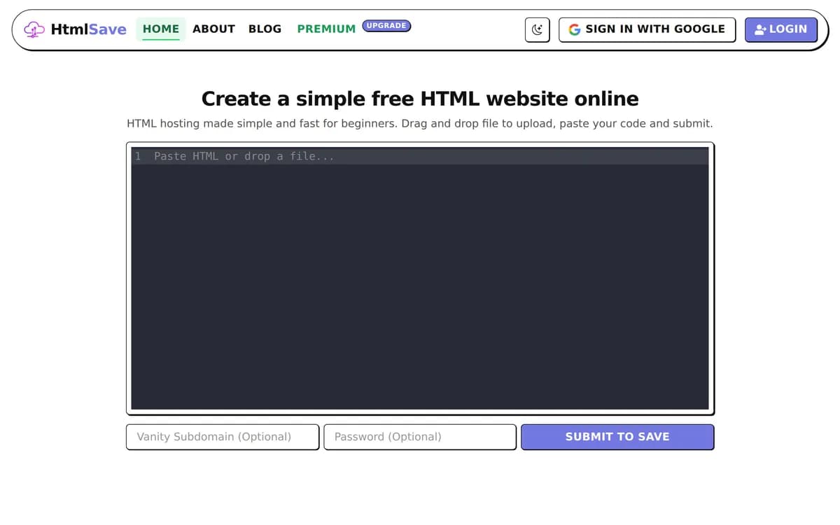 HTMLSave screenshot 1