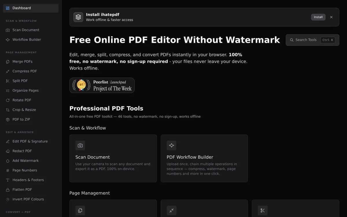 ihatepdf.cv screenshot 1