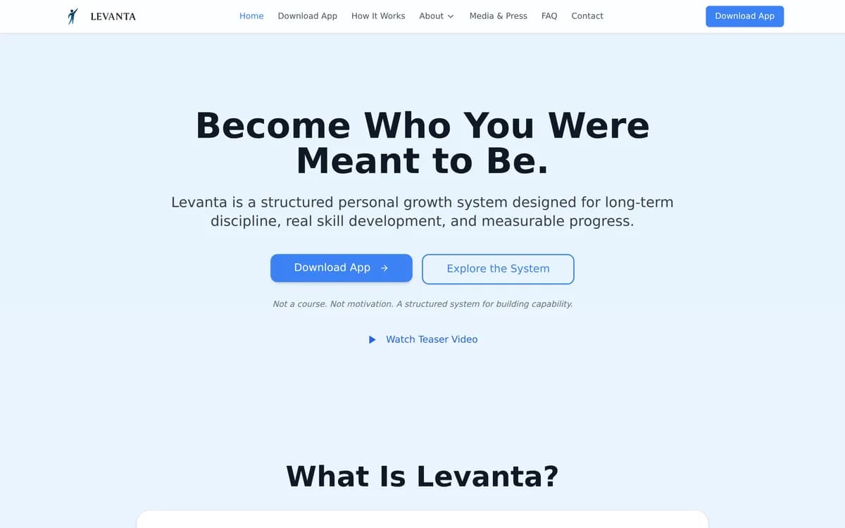 Levanta screenshot 1