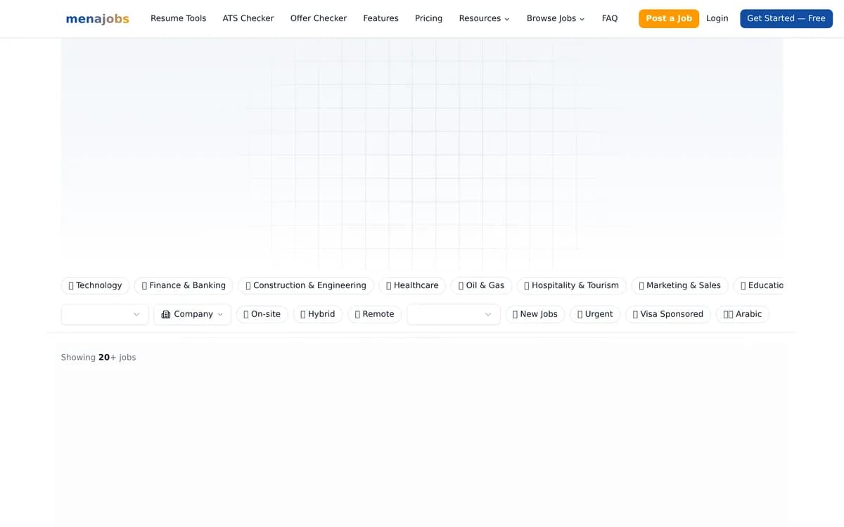 MenaJobs.me screenshot 1