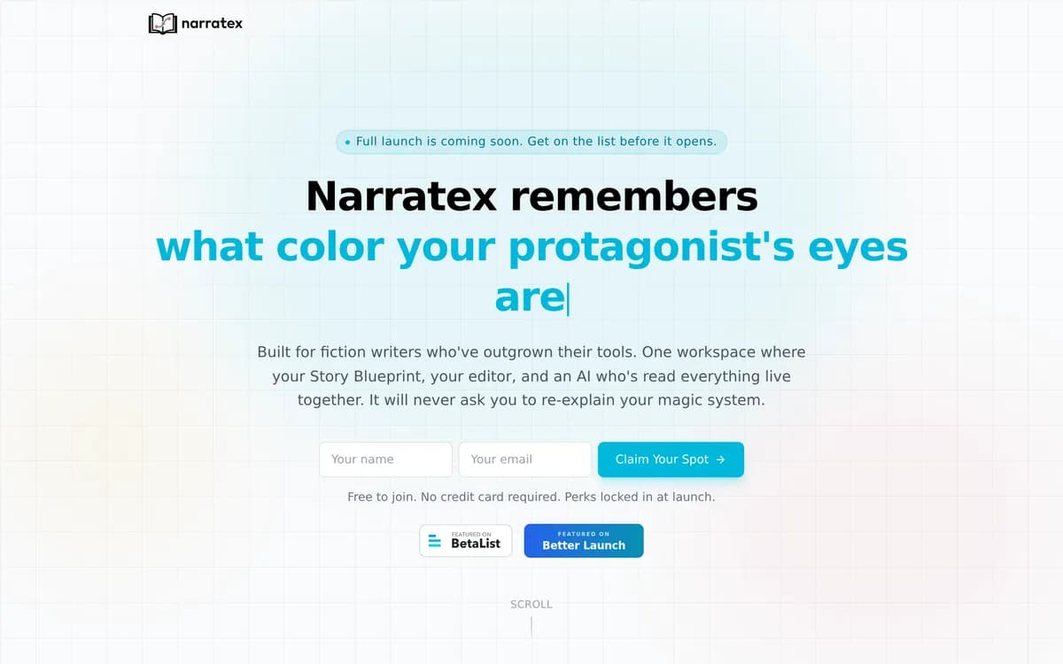 Narratex screenshot 1