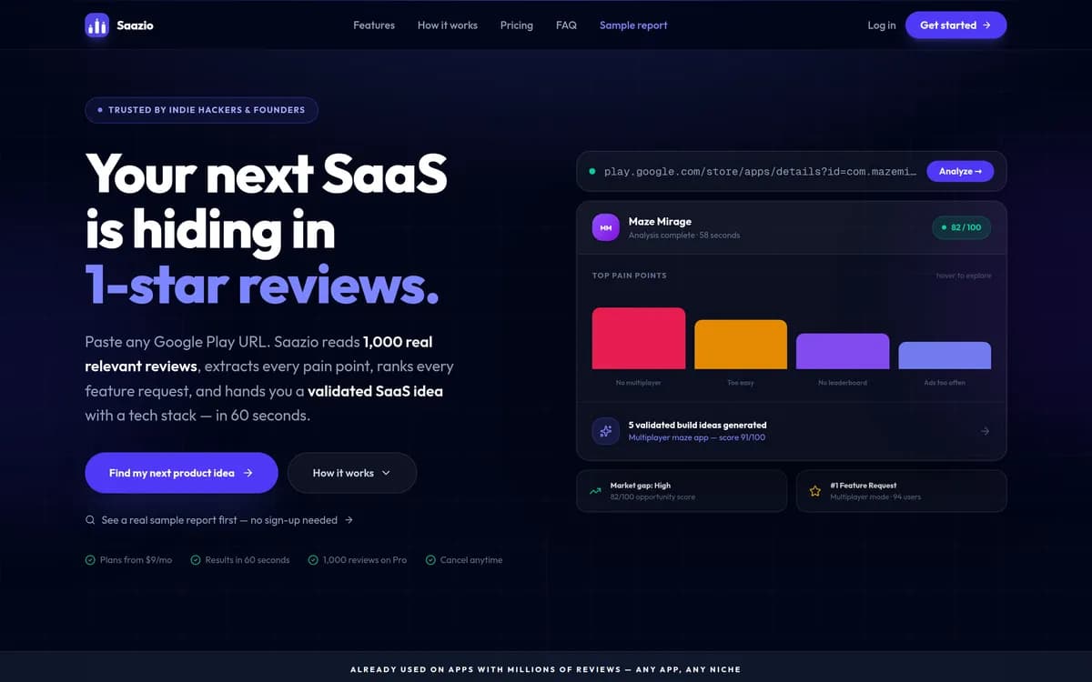 Saazio screenshot 1