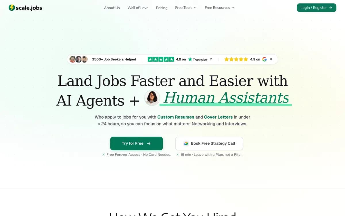 Scale.jobs screenshot 1