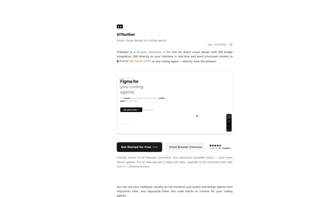 Uitoolbar screenshot 1