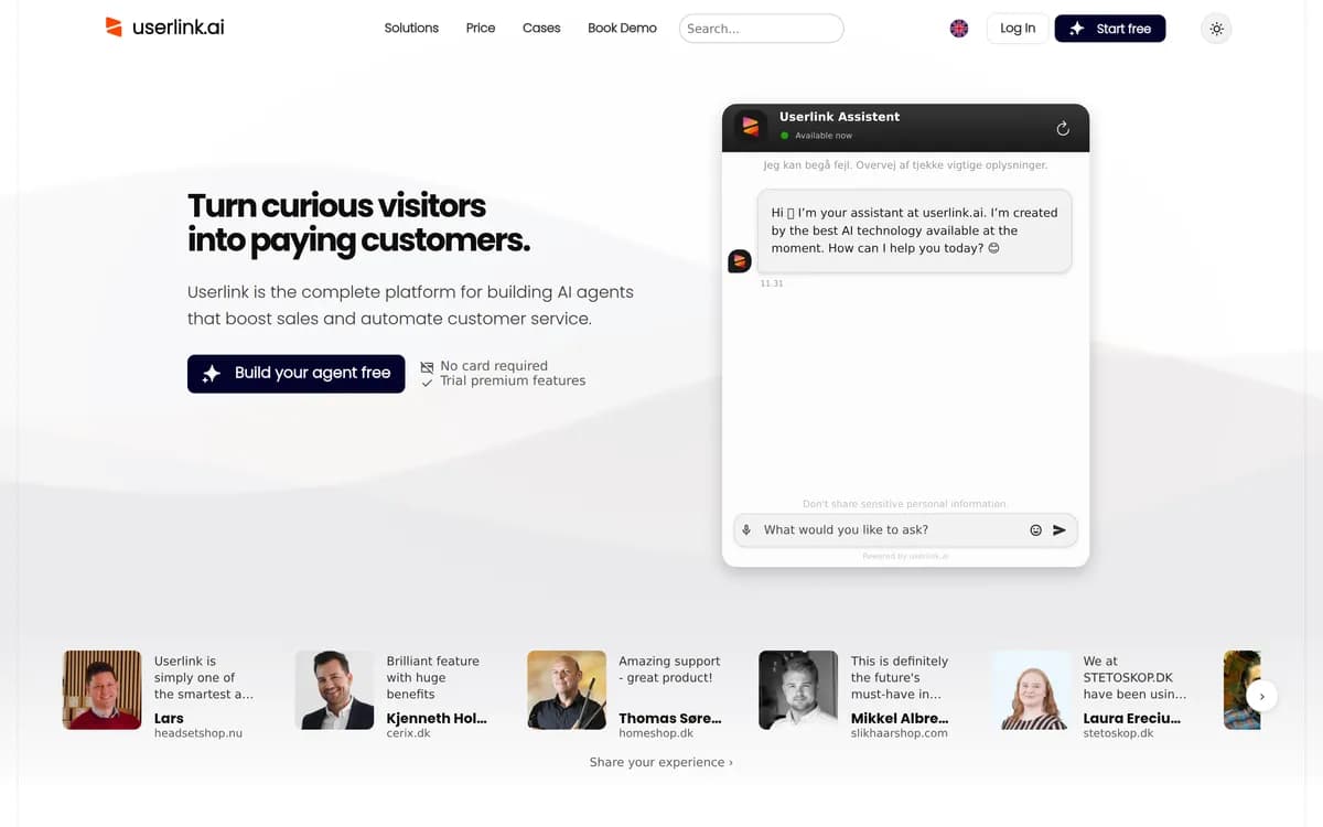 Userlink screenshot 1