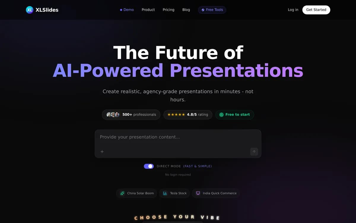 XLSlides screenshot 1
