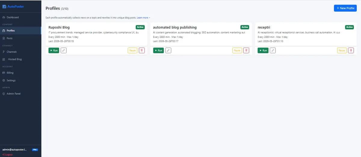 AIBlogMax screenshot 2