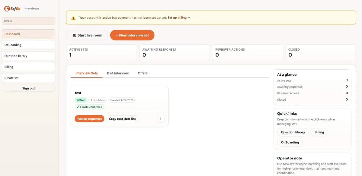 BafGo screenshot 2