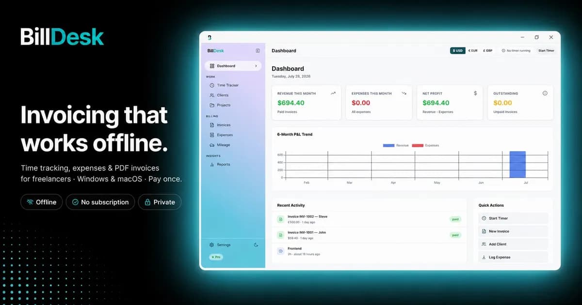BillDesk screenshot 1