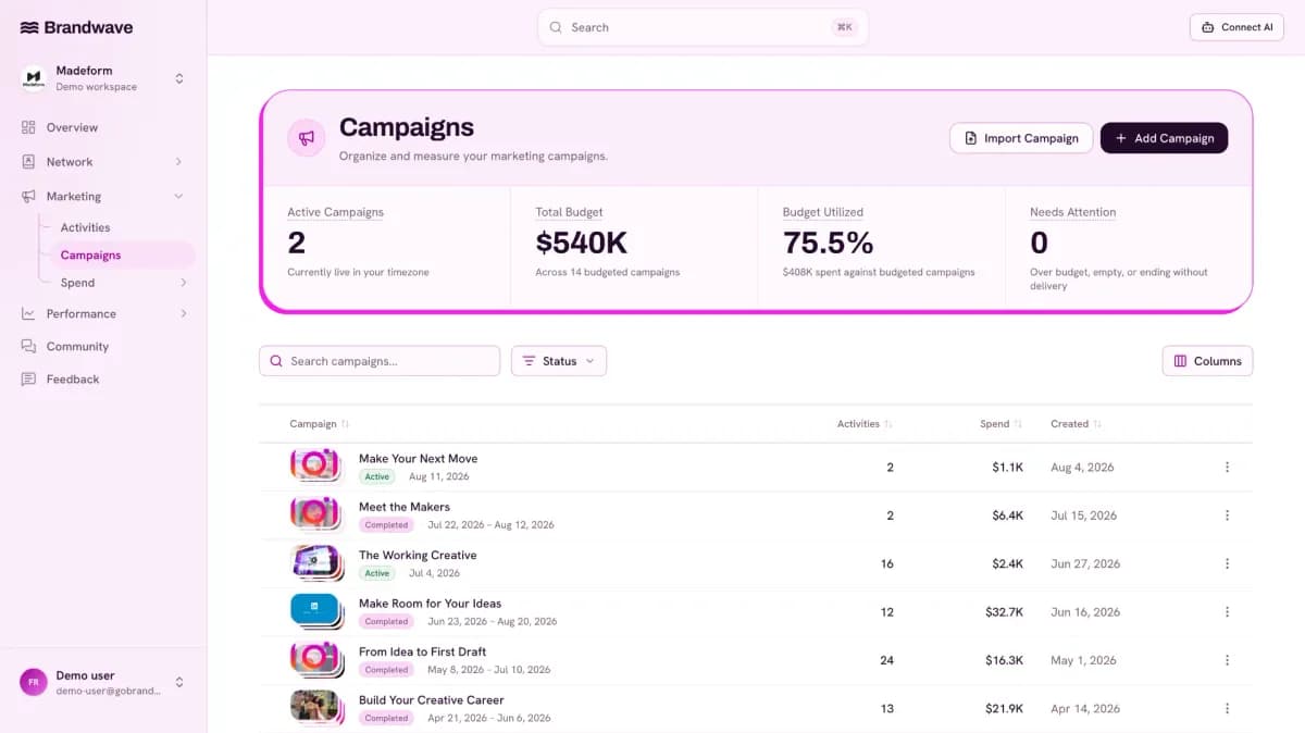 Brandwave screenshot 4