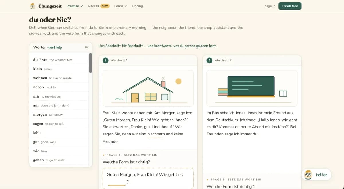 Übungszeit screenshot 4