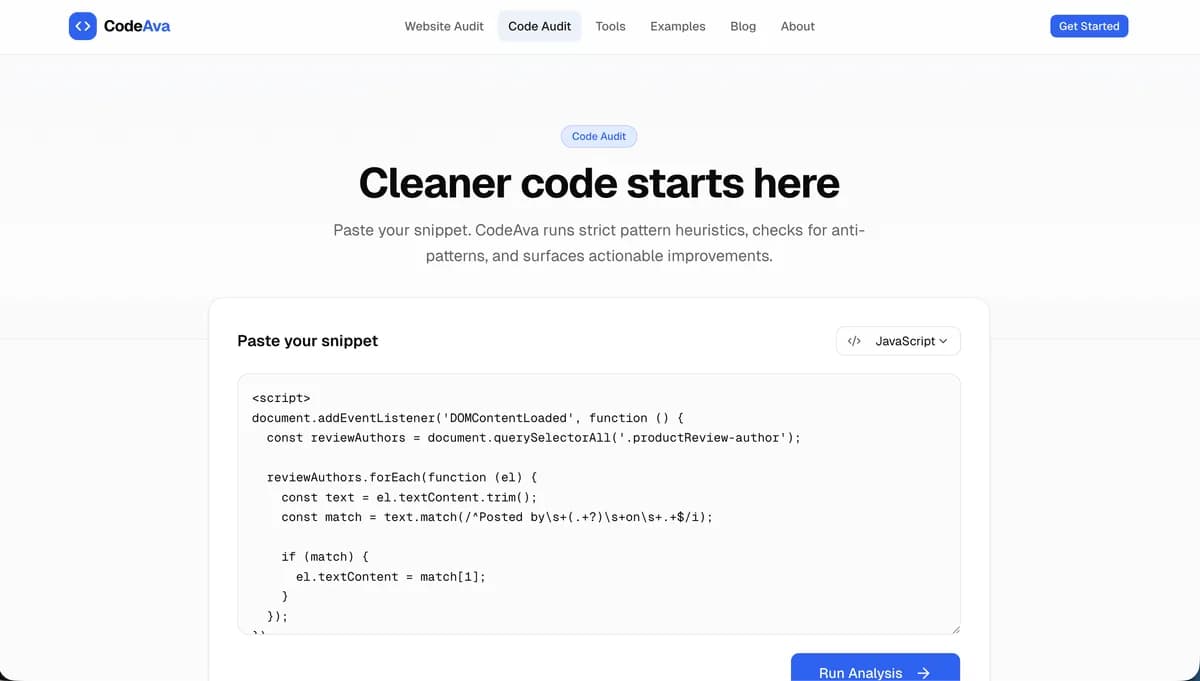 CodeAva screenshot 2