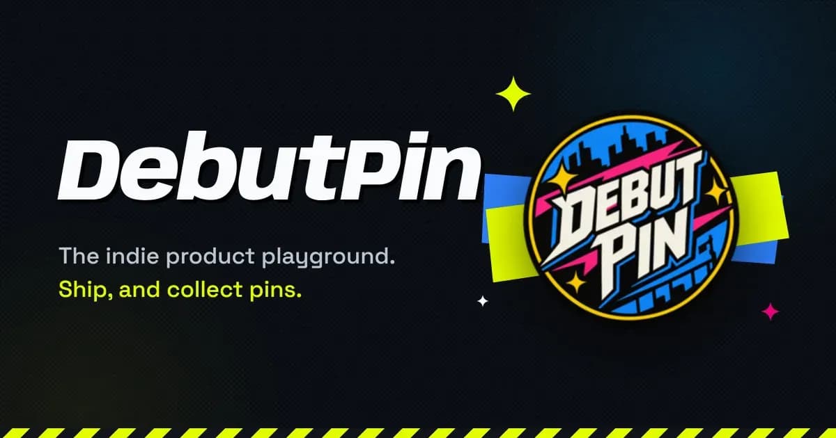 DebutPin screenshot 1