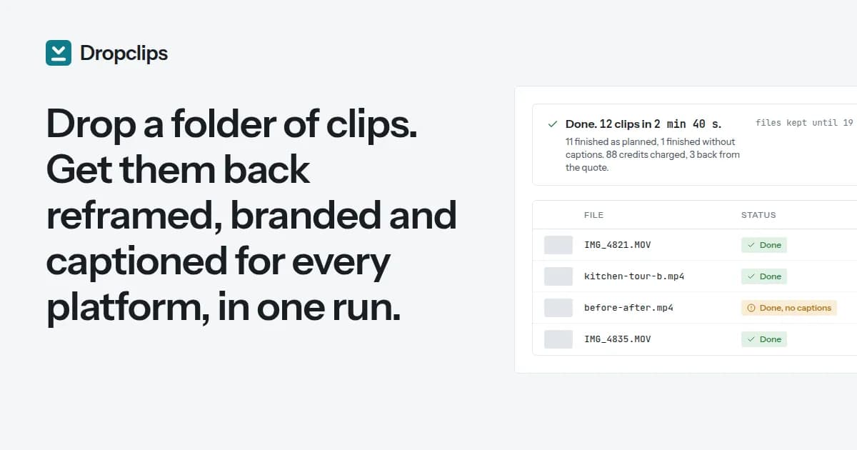 Dropclips screenshot 1