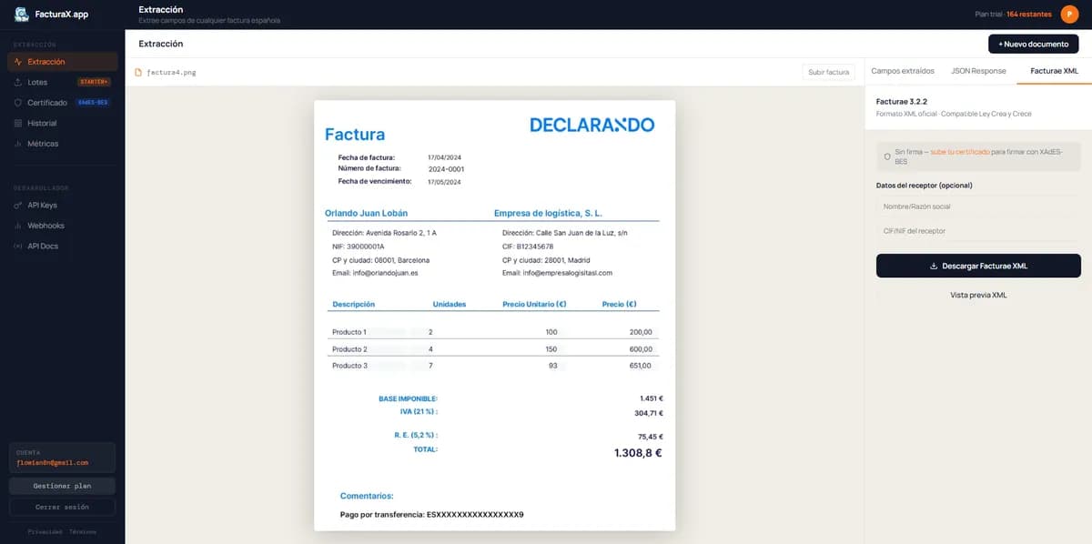 FacturaX screenshot 3