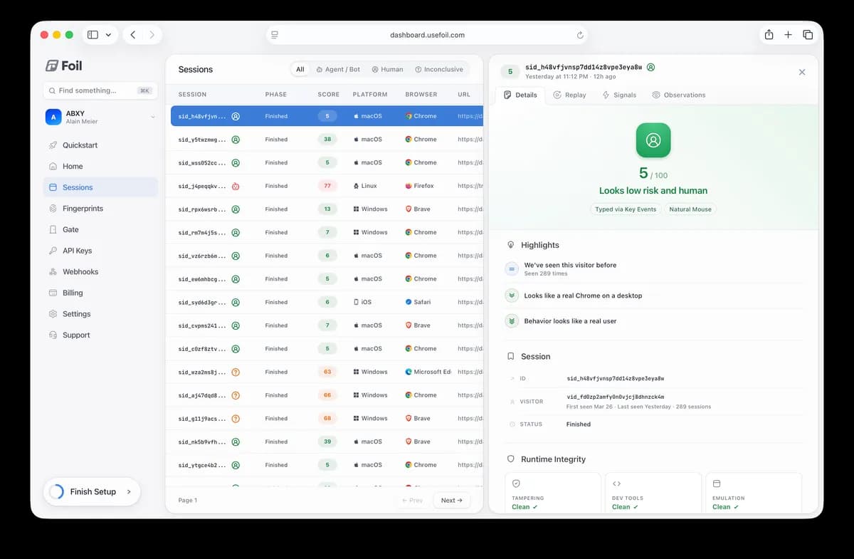 Foil screenshot 5
