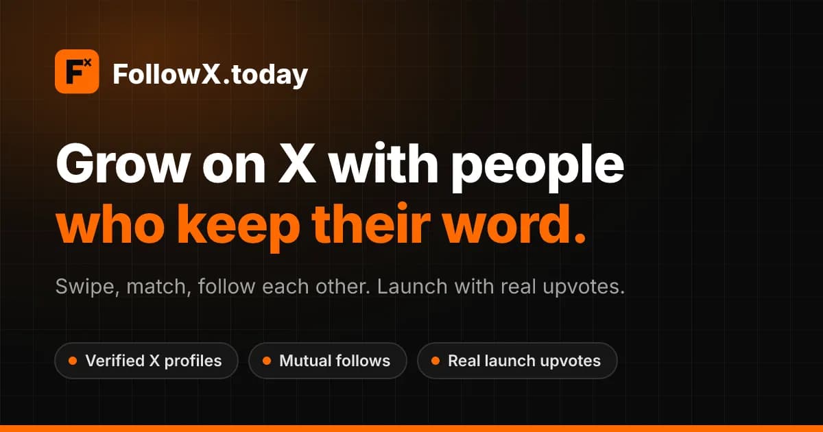 FollowX screenshot 1
