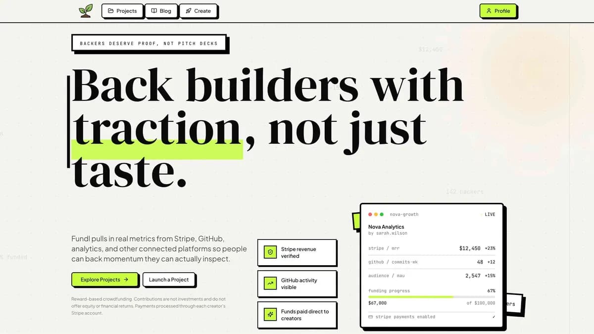 Fundl screenshot 2