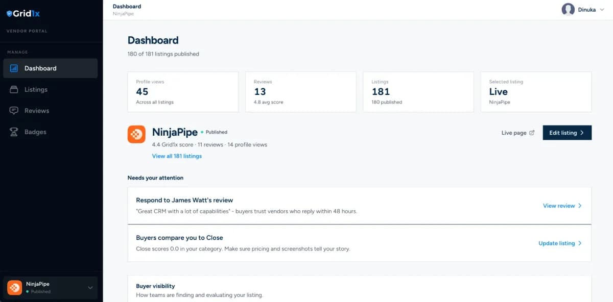 Grid1x screenshot 3