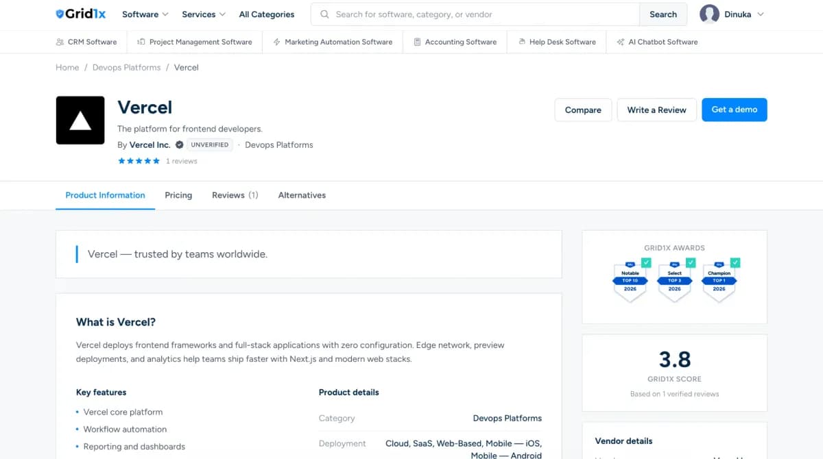 Grid1x screenshot 2