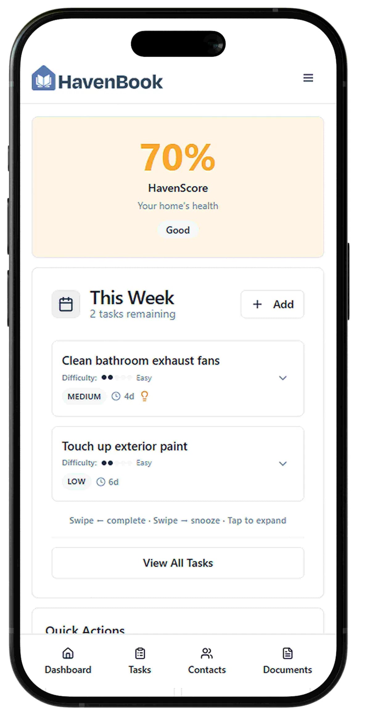HavenBook screenshot 2