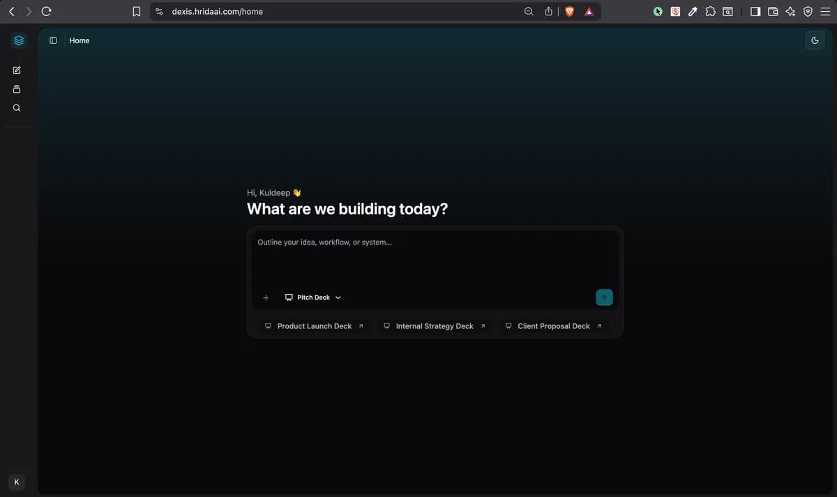 Dexis screenshot 1