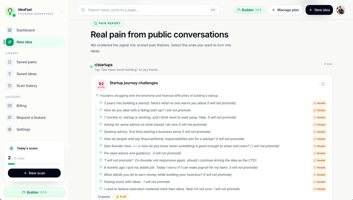 ideaFast screenshot 3