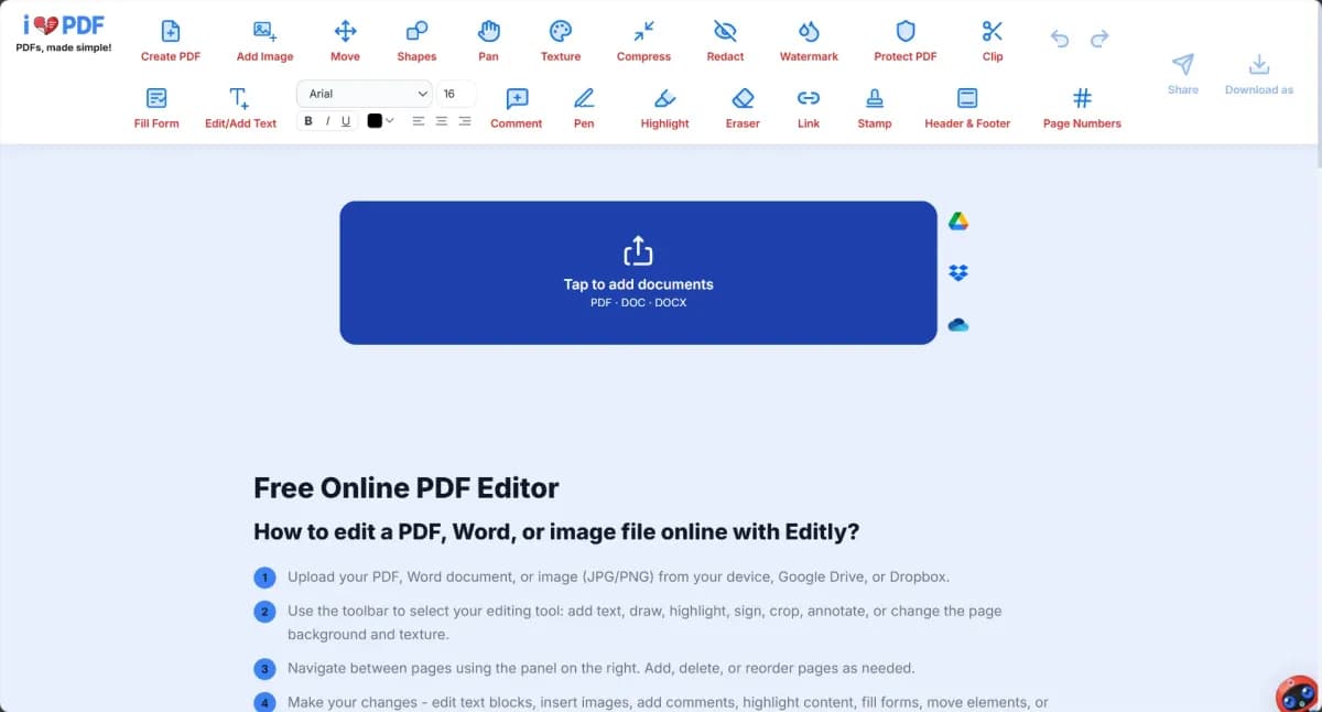 iHatePDF screenshot 4