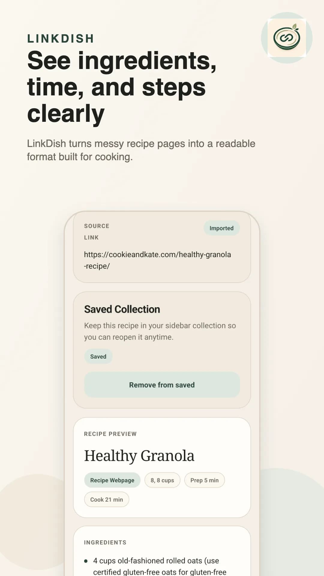 LinkDish screenshot 2