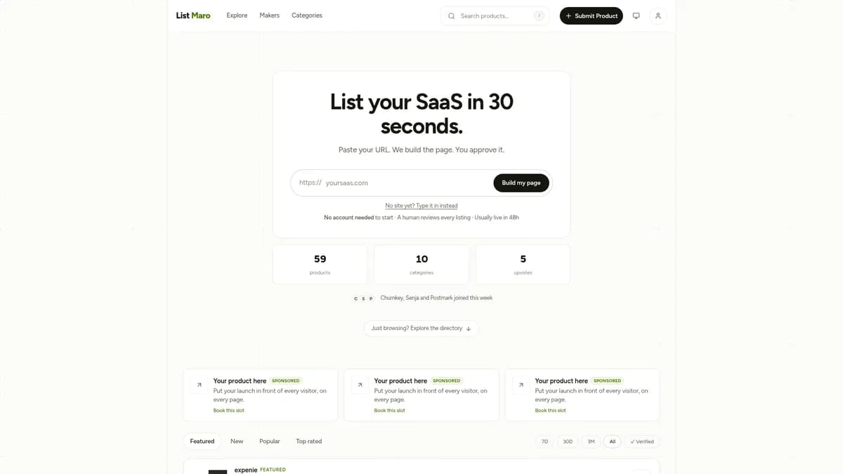 List Maro screenshot 1