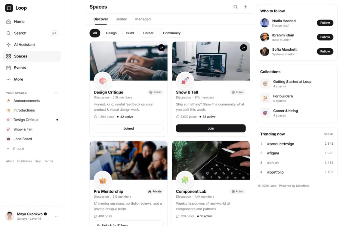 Mateflow screenshot 2