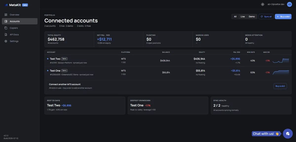 MetaKit screenshot 2