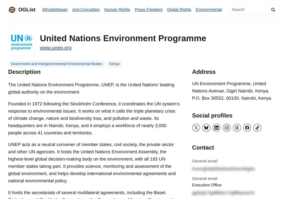 OGList screenshot 3