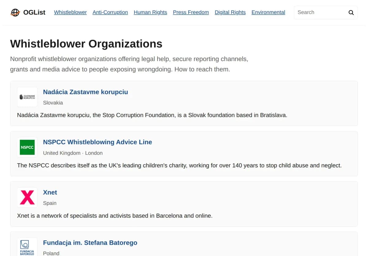 OGList screenshot 4