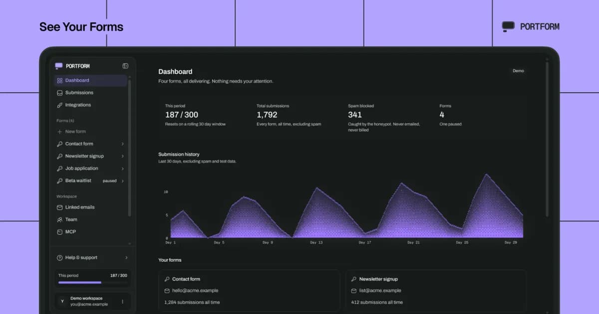 PortForm screenshot 1