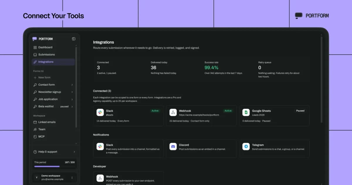 PortForm screenshot 3