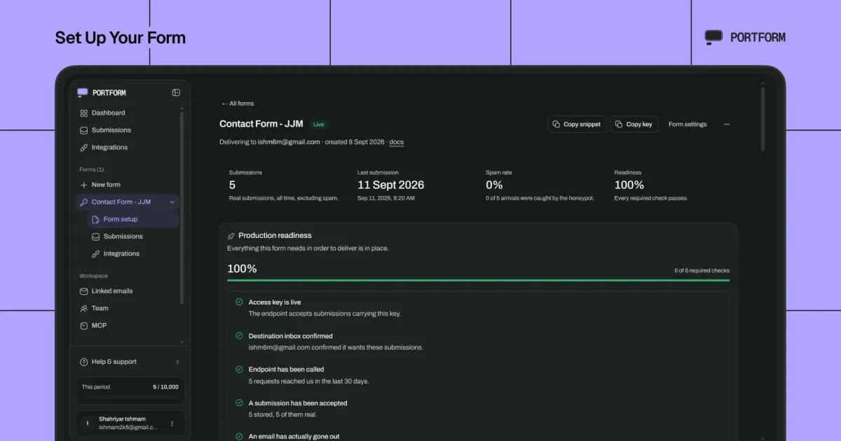PortForm screenshot 5