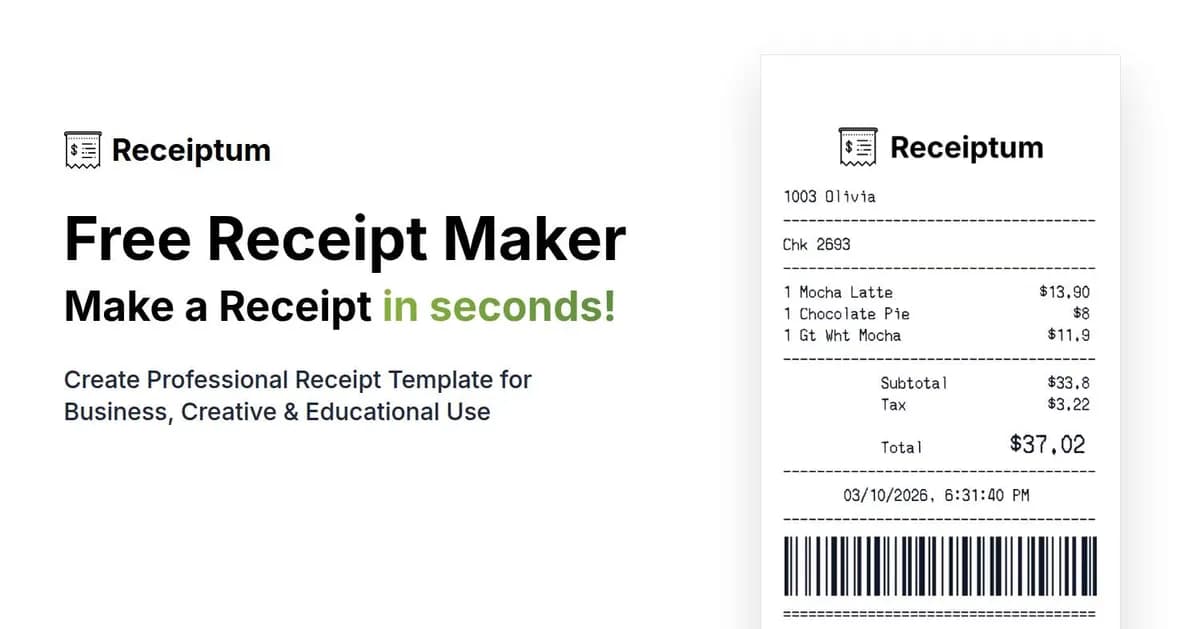 Receiptum screenshot 1