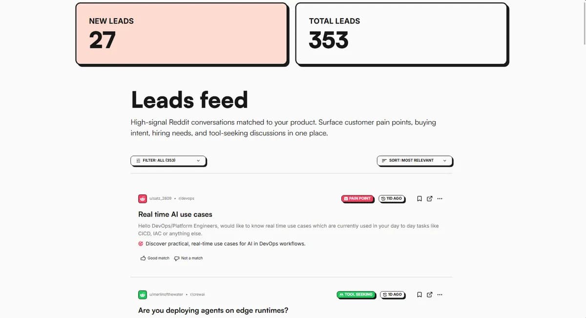 ReddMatch screenshot 1