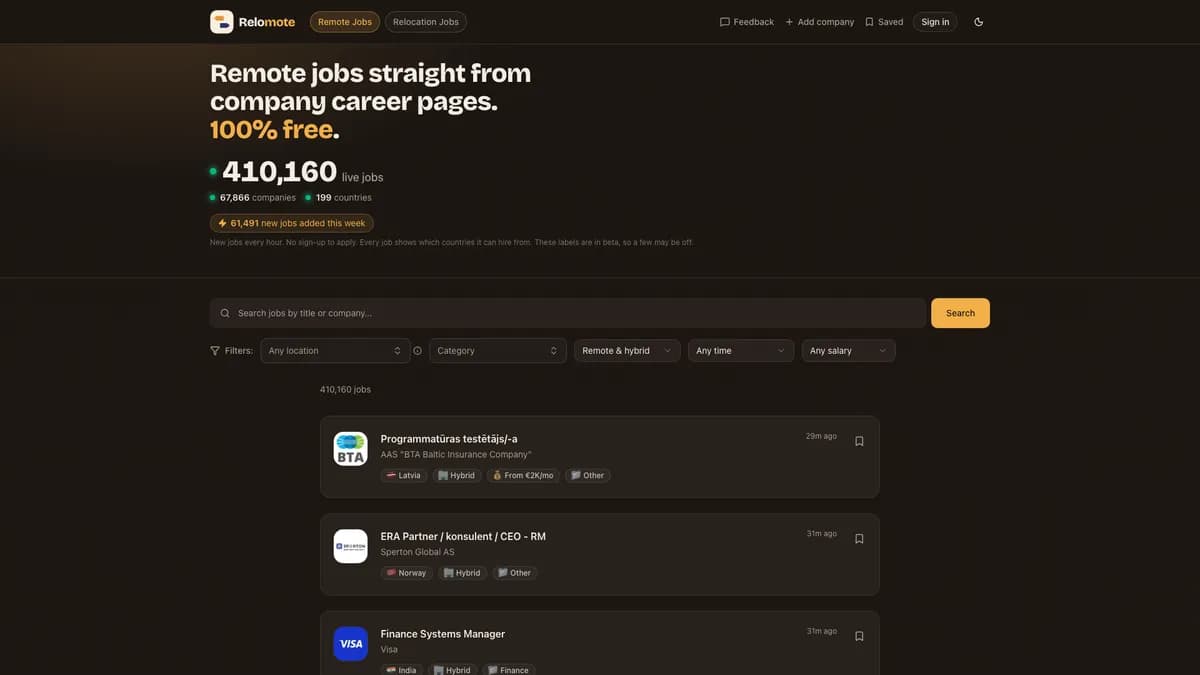 Relomote screenshot 2