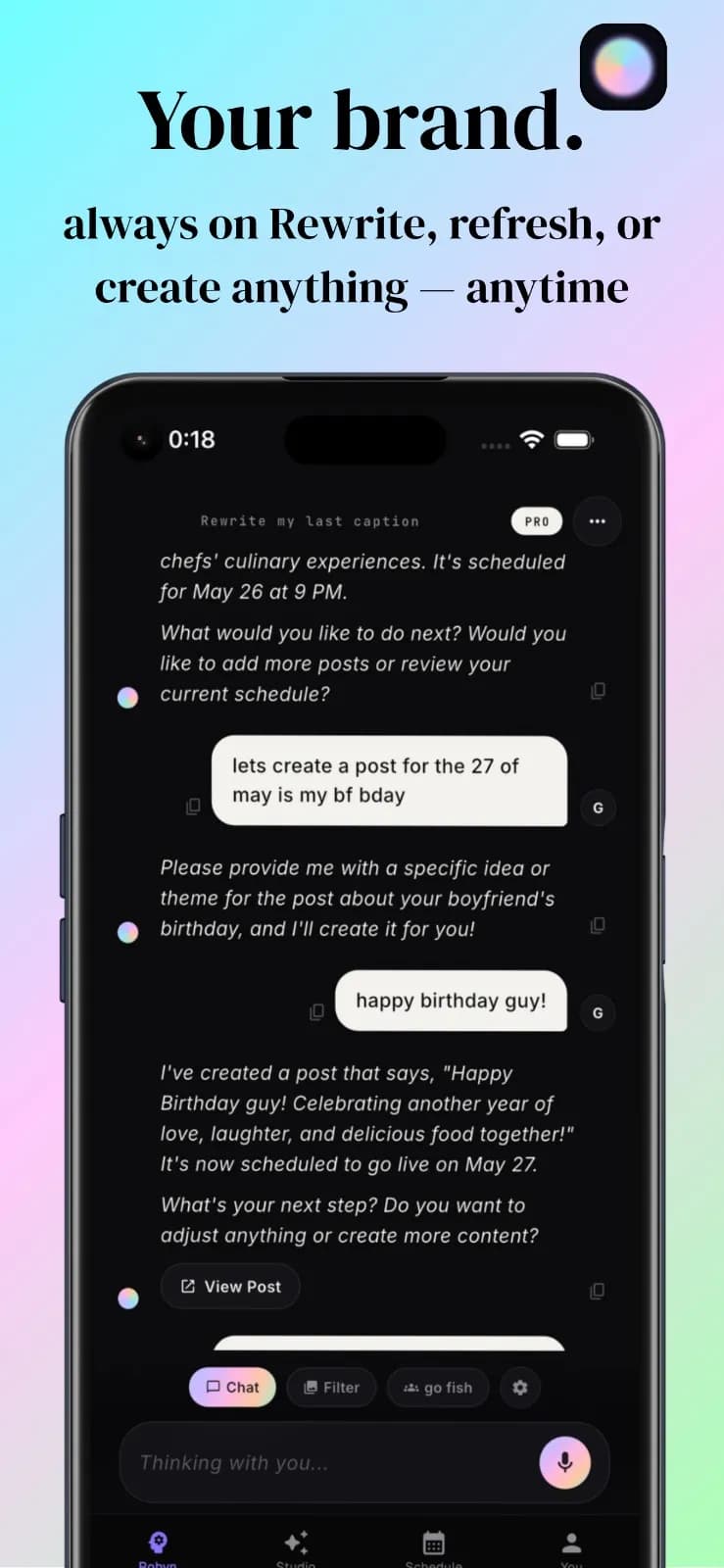 Robyn screenshot 1