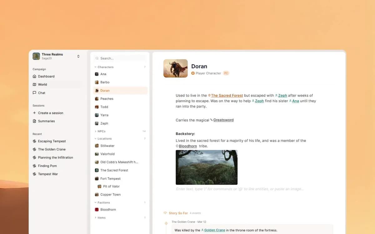 Saga20 screenshot 1