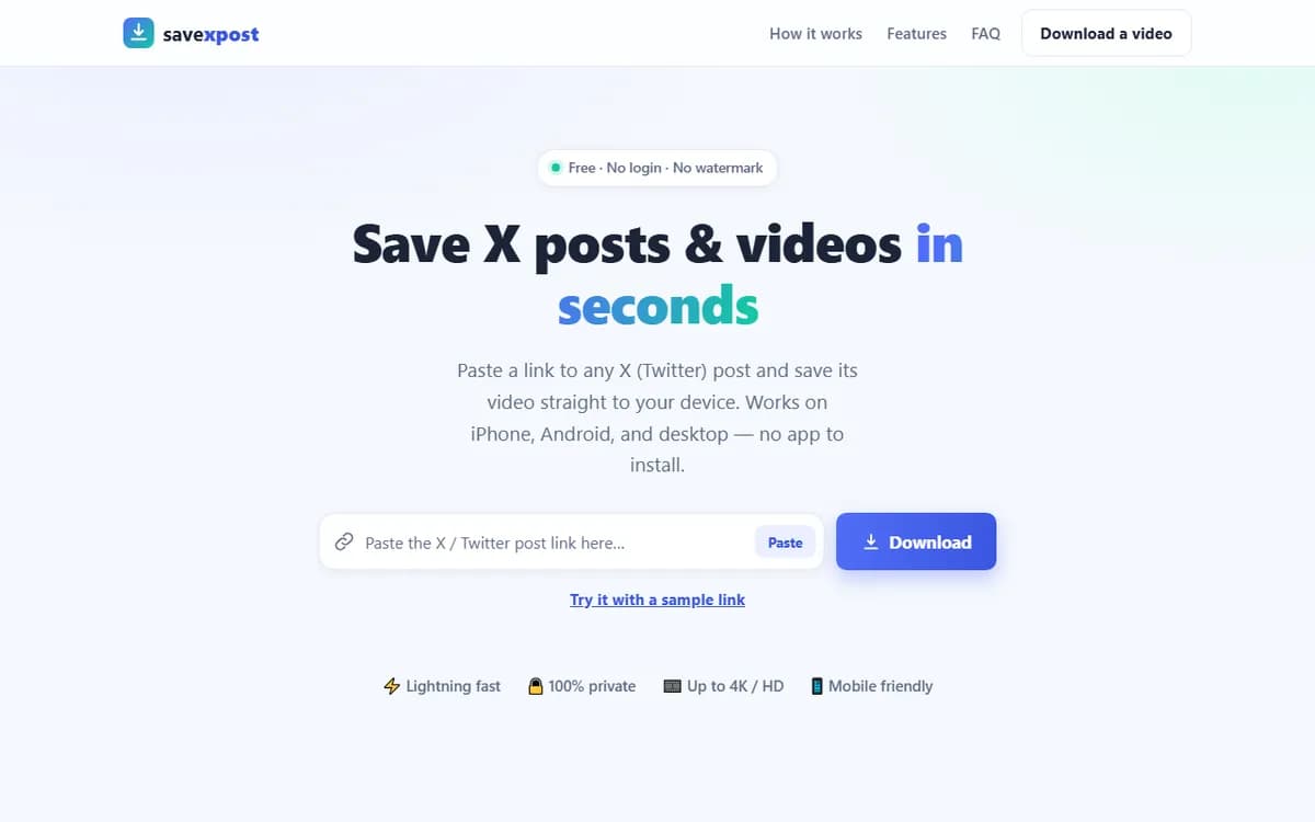 SaveXPost screenshot 1