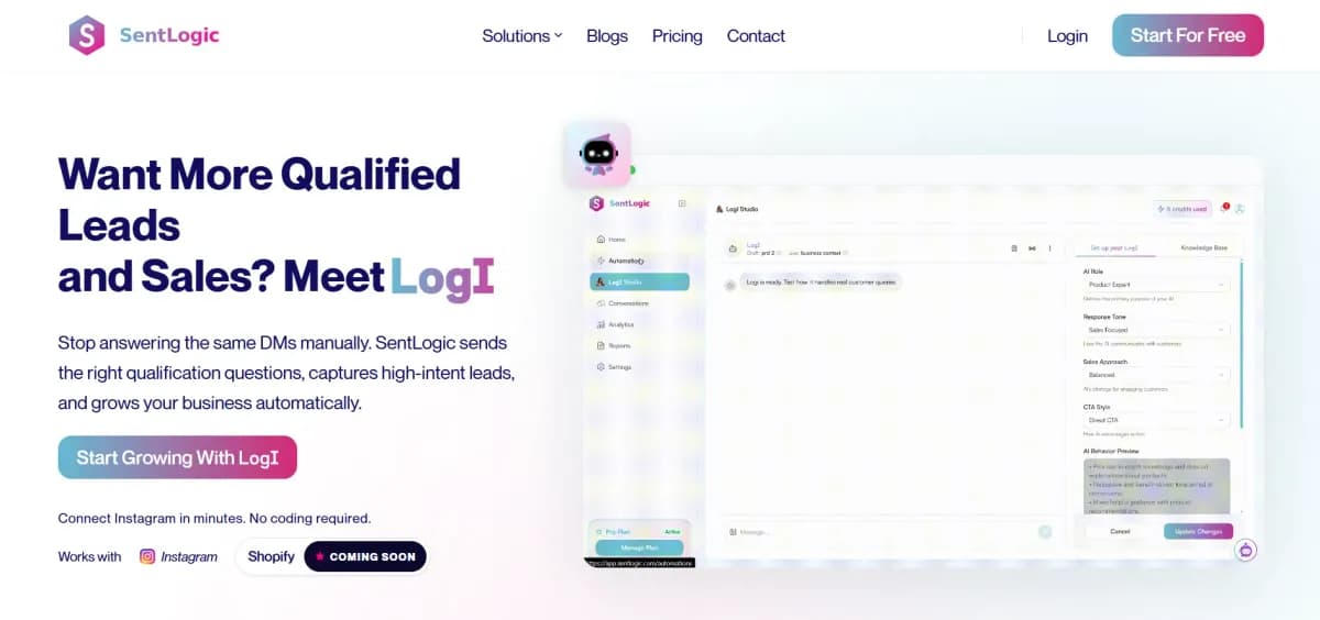 Sentlogic screenshot 1