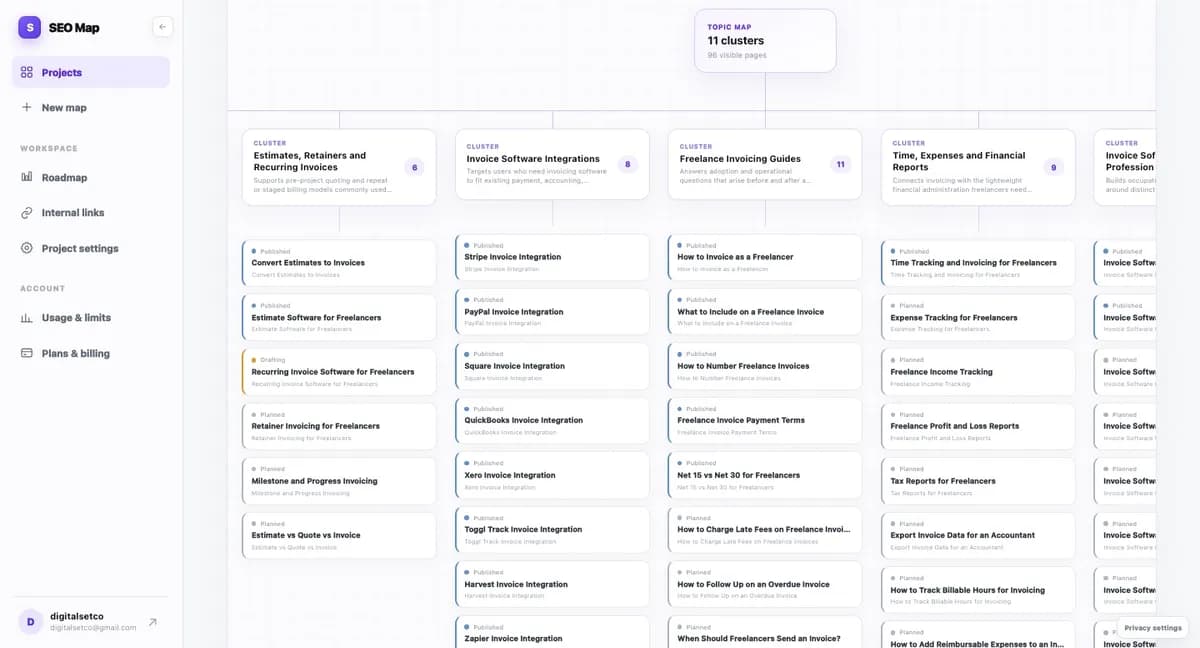 SEO map screenshot 5