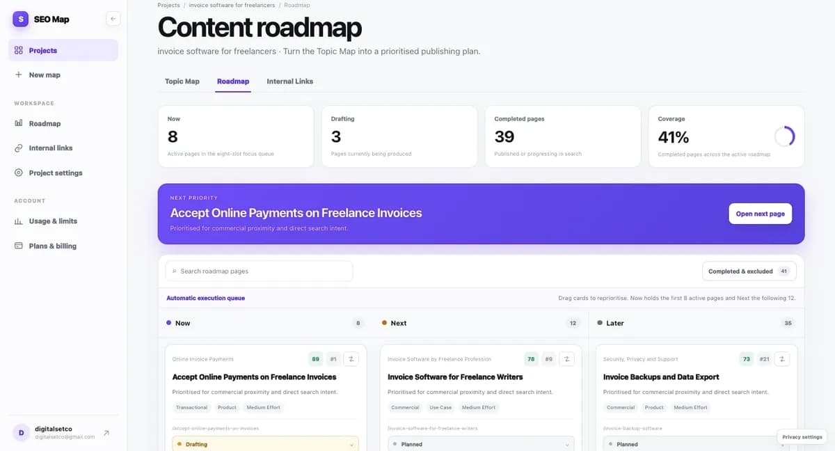 SEO map screenshot 2