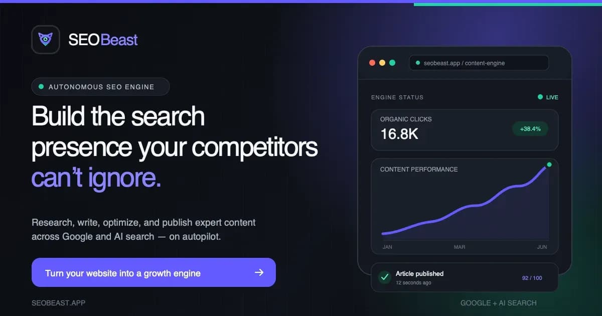 SEOBeast screenshot 1